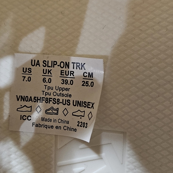 NWT Vans Slip-On Mule TRK Marshmallow White Sneakers Water Shoe Sandals - Picture 4 of 6